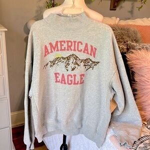 American Eagle Gray Hoodie